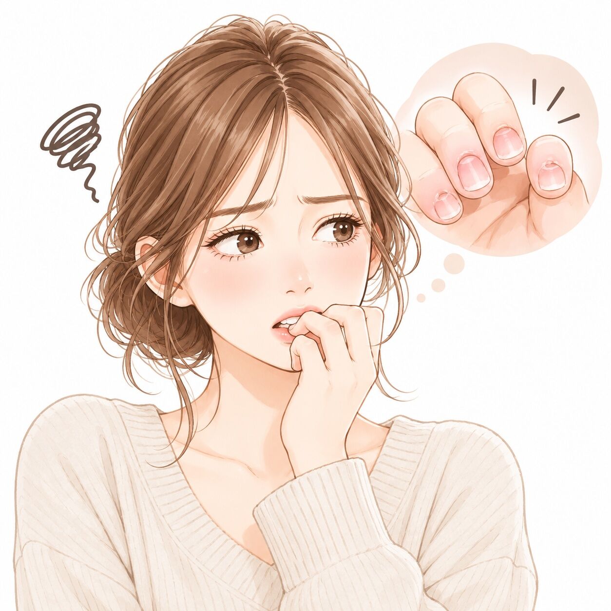 爪噛みが気になる方へ♡ご相談ください！